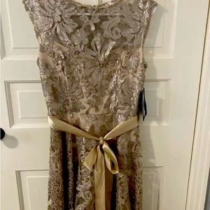 Champagne/Beige  Cocktail sequined dress